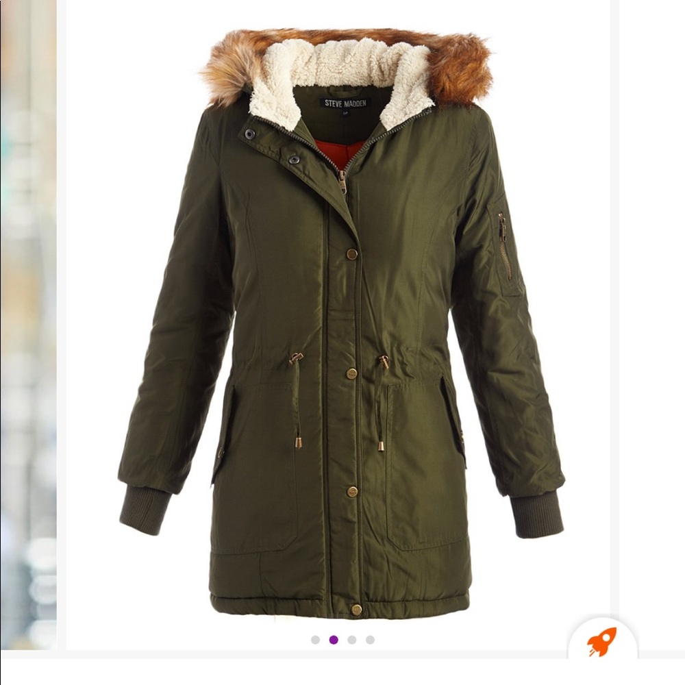 Steve Madden Olive coat